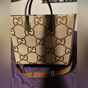 Gucci Tote Bag Gold Accents